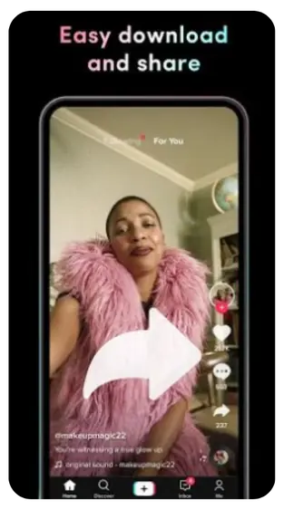 TIKTOK MOD APK MAIN SCREENSHOT